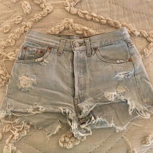 Levi's vintage cutoff denim shorts